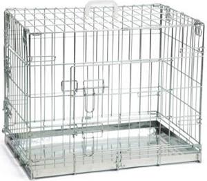 Beeztees - Hondenbench - 2 Deurs - Verzinkt - 62x44x49 cm