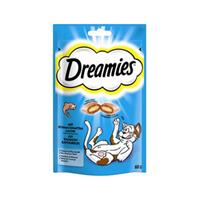 Dreamies mit Lachs für Katzen leckerer Snack im Frischebeutel 60g - MARS