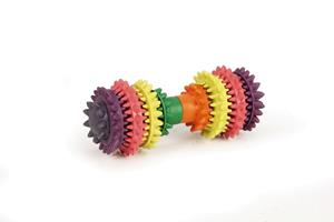 Beeztees Rubber Dental Care Halter Mint hondenspeelgoed 14cm