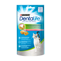 DentaLife Daily Oral Care met zalm kattensnack (40 gram) 8 x 40 g
