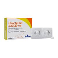 Strantel Kat 230/20 mg - 2 tabletten