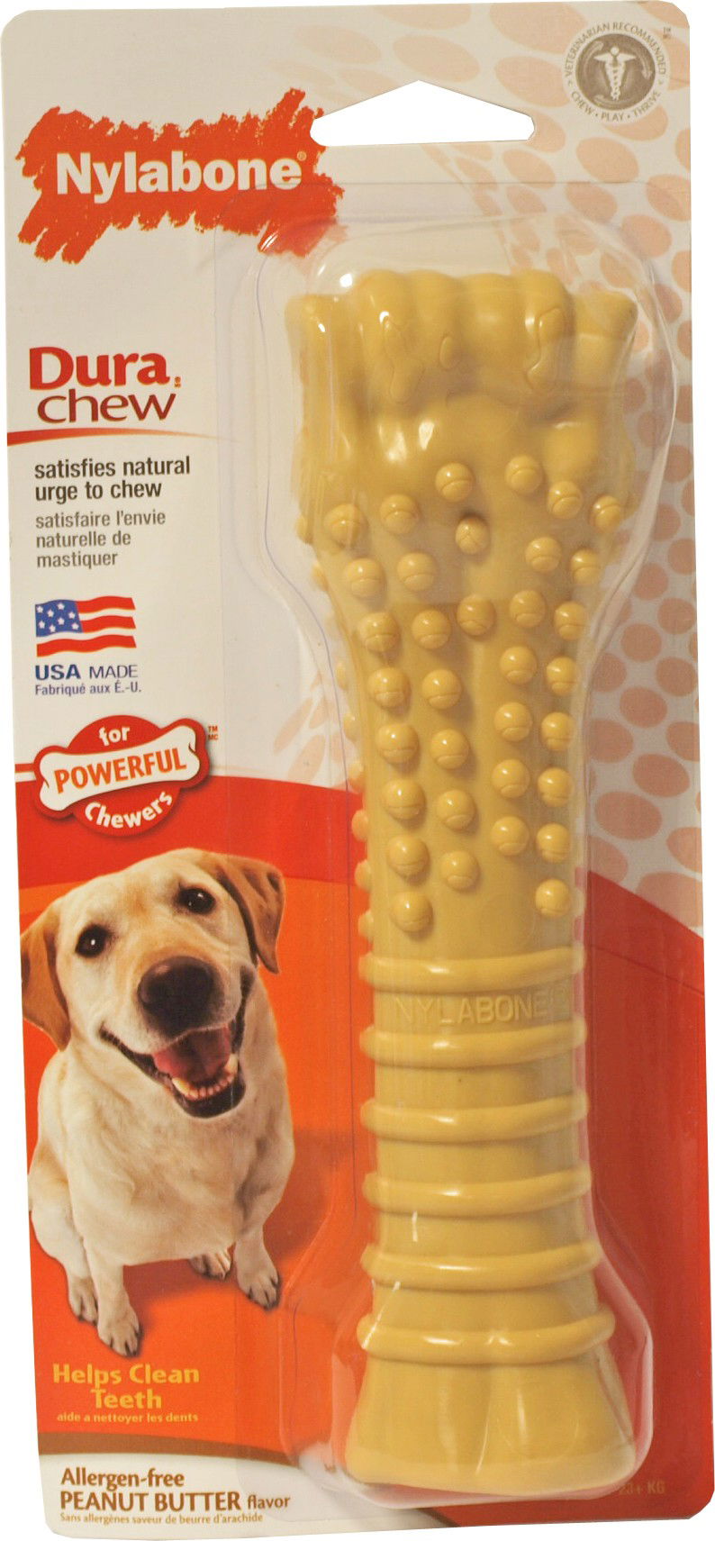 nylabone Dura chew souper bot peanutbutter