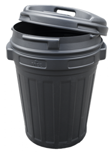 Excellent Voerton 70 liter met draaisluiting Zwart