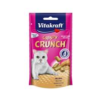 Vitakraft Crispy Crunch Anti-Haarballen Katzenleckerlis (60 g) 4 Packungen