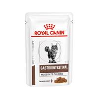 Royal Canin Veterinary Diet Royal Canin Veterinary Gastro Moderate Calorie pouches 85 gr Katzenfutter 12 Beutel