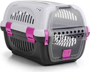 Beeztees Rhino - Reismand - Grijs"Roze - 51x34,5x33 cm