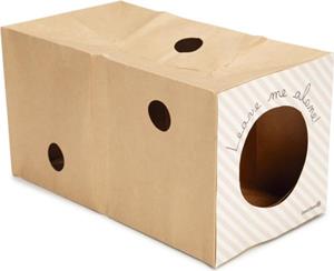 Beeztees Kitten Inja - Kattentunnel - Karton - 22x22x40 cm