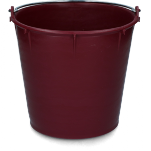 Vplast Emmer 7 litr met beugel Bordeaux Rood