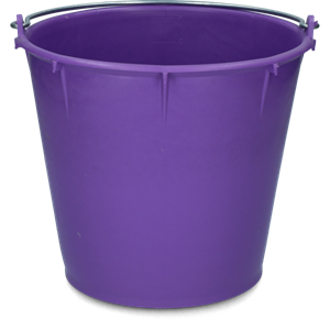 Vplast Emmer 7 litr met beugel Paars