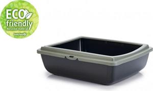 Beeztees Juliet Eco - Kattenbak - Groen"Zwart - 48x38x14 cm