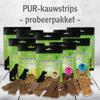 PUR Streifen Testpaket, 10 x 100 g, Futter-Paket - SCHECKER