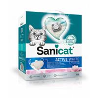 Sanicat Active White Lotus Flower Katzenstreu 10 Liter