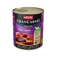 6x800g Original Adult Rund & Lam animonda GranCarno Hondenvoer