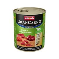 6 x 800 g Animonda GranCarno Original Adult - Rund & Eendenhart Hondenvoer