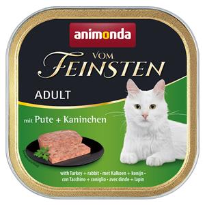 Megapack animonda vom Feinsten Adult 32 x 100 g - Kalkoen & konijn