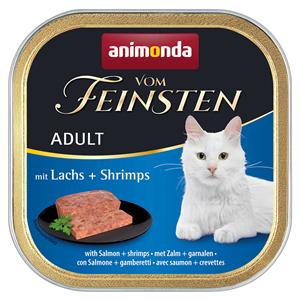 32x100g Mare Zalm & Garnalen Animonda Vom Feinsten Kattenvoer Nat