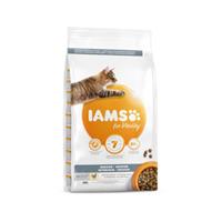 Iams Adult Indoor kattenvoer met verse kip 2 x 10 kg