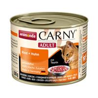 12x200g Adult Rund & Kip Animonda Carny Kattenvoer