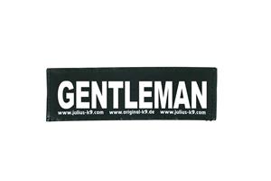 Julius-K9 tekstlabel Gentleman 16 x 5 cm