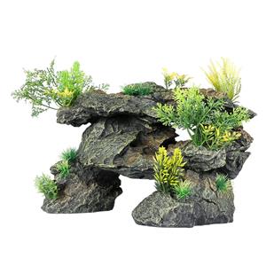 Aqua D'ella Rotsen met planten