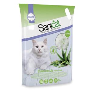 3x5L Aloe Vera Sanicat Diamonds Kattenbakvulling