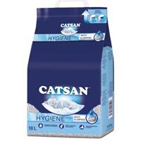 15% Korting! Catsan Hygiëne Plus 18l + 2x350g Dreamies Tub - Hygiëne Plus (18 l) +  kattensnack Megatub - Kaas (2 x 350 g)