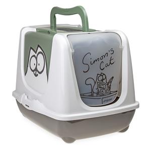 Simon´s Cat - Grijs/ groen/ wit - Simon's Cat Kattenbak