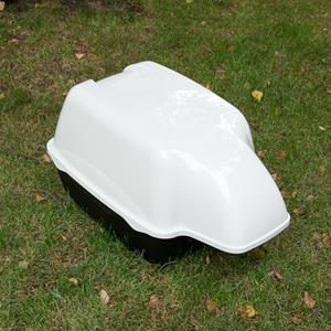 - Zwart / wit - Ferplast Kattentoilet Outdoor