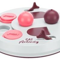 Trixie cat activity flip board bes / roze / lichtgrijs