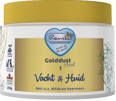 Renske Golddust Heal 1 Haut & Fell - Nahrungsergänzungsmittel 250 Gramm