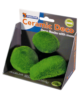 Superfish Deco Rocks Large Set - 3 Natuurlijke Aquarium Decoratiestenen voor Elk Aquarium