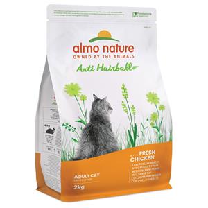 Almo Nature Anti-Hairball - Droogvoer - 2 kg - Kip & Rijst