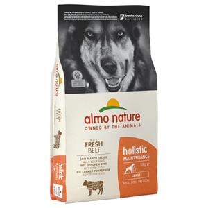 Almo Nature Holistic 2 x 12 kg Almo Nature Adult Rund & Rijst Large hondenvoer