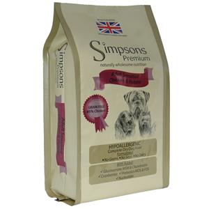 Simpsons Premium Sensitive Adult  - Kip & Aardappel Hondenvoer - Dubbelpak: 2 x 12 kg