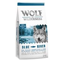 1kg Blue River met Zalm Wolf of Wilderness Hondenvoer
