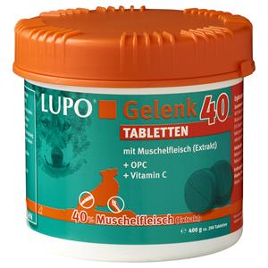 Luposan 400g (ca 200 tabletten) LUPO Gewricht 40 Supplement voor Honden