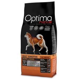 12kg Adult Sensitief Zalm & Aardappel Optima Nova Hondenvoer
