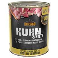 Belcando Super Premium 6 x 800 g Hondenvoer - Kip & eend met gierst & wortelen