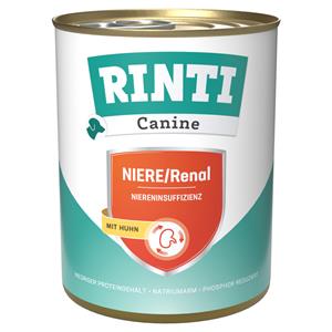 RINTI Canine Nier met Kip Hondenvoer 800 g - 6 x 800 g