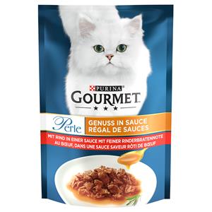 26x85g Rund in Saus Gourmet Perle Sauce Delight Kattenvoer