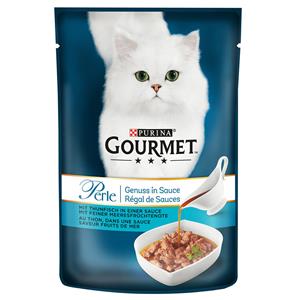 26x85g Tonijn in Saus Gourmet Perle Sauce Delight Kattenvoer