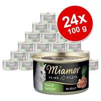 Miamor Fijne Filets Kattenvoer 6 x 100 g - Tonijn & Kaas
