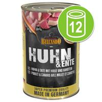 12x400g Super Premium Rund met aardappel & erwten Belcando Hondenvoer