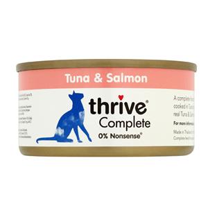 6x75g Tonijn & Zalm Thrive Complete Kattenvoer Nat