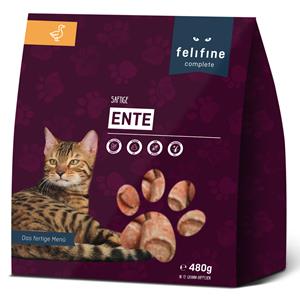 Felifine 5x480g Complete Nuggets Eend  Kattenvoer