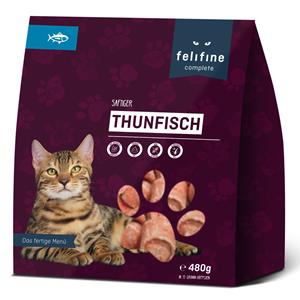 5x480g Complete Nuggets Tonijn & Kalkoen Felifine Kattenvoer