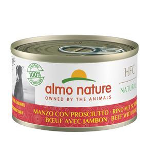 Almo Nature Classic 24 x 95 g   Rund met Ham Voordeelpak:  Hondenvoer