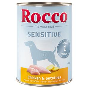 Rocco Voordeelpakket  Sensitive 24 x 400 g - Kip & Aardappel