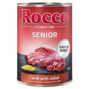 Rocco Voordeelpakket:  Senior 24 x 400 g - Lam & Gierst