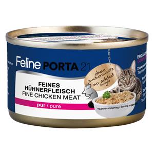 Porta 21 Feline  Voordeelpakket 24 x 90 g - Kip Puur